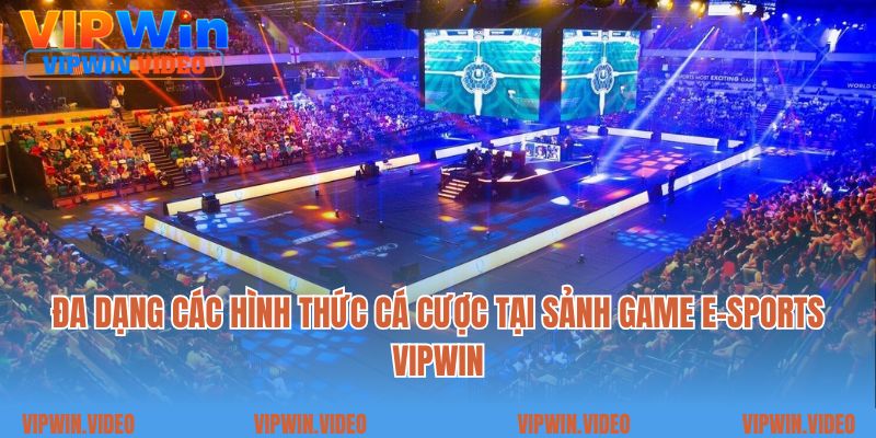 Đa dạng các hình thức cá cược tại sảnh game E-Sports Vipwin